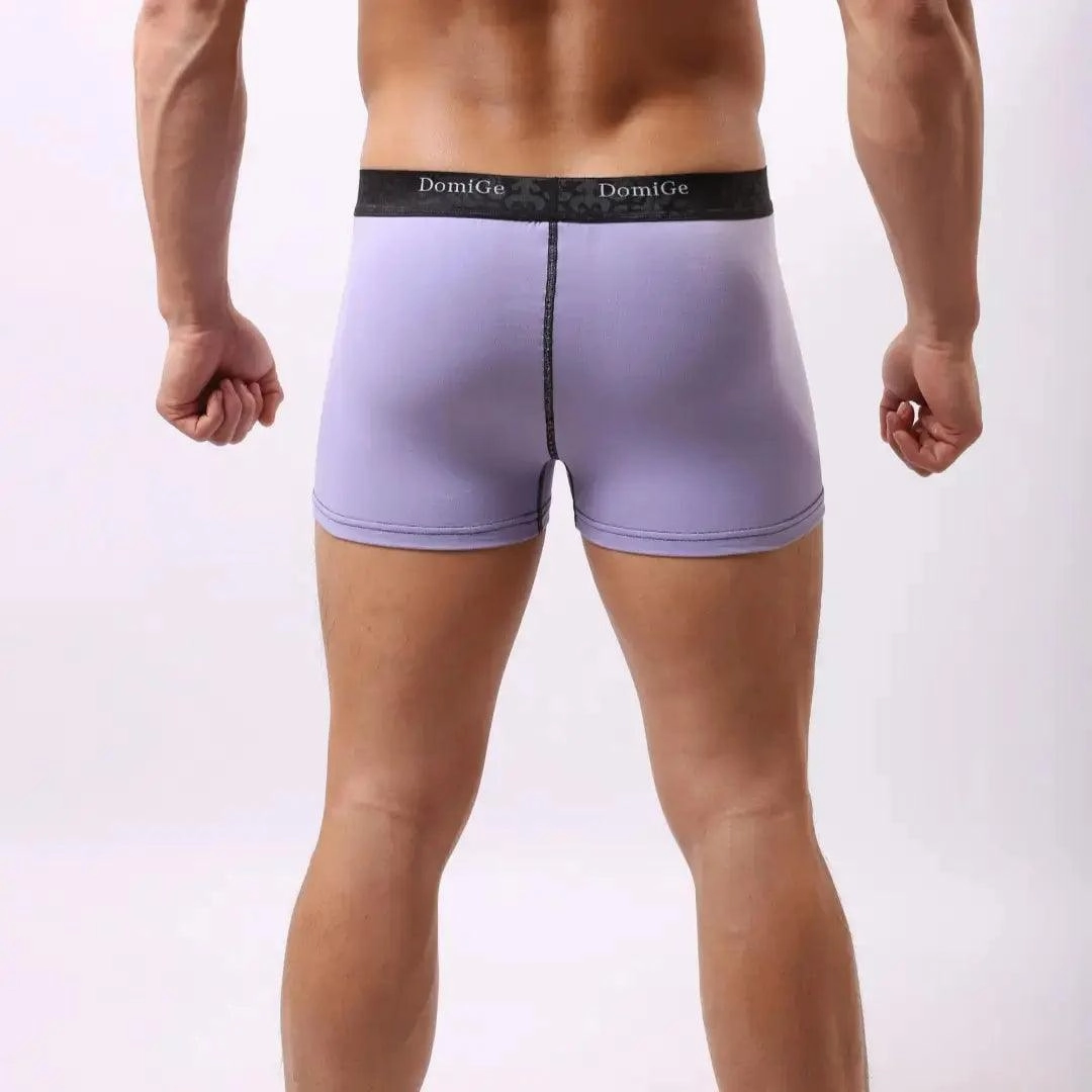DomiGe Men's Cotton Stretch Boxers Extra Room Pouch Underwear