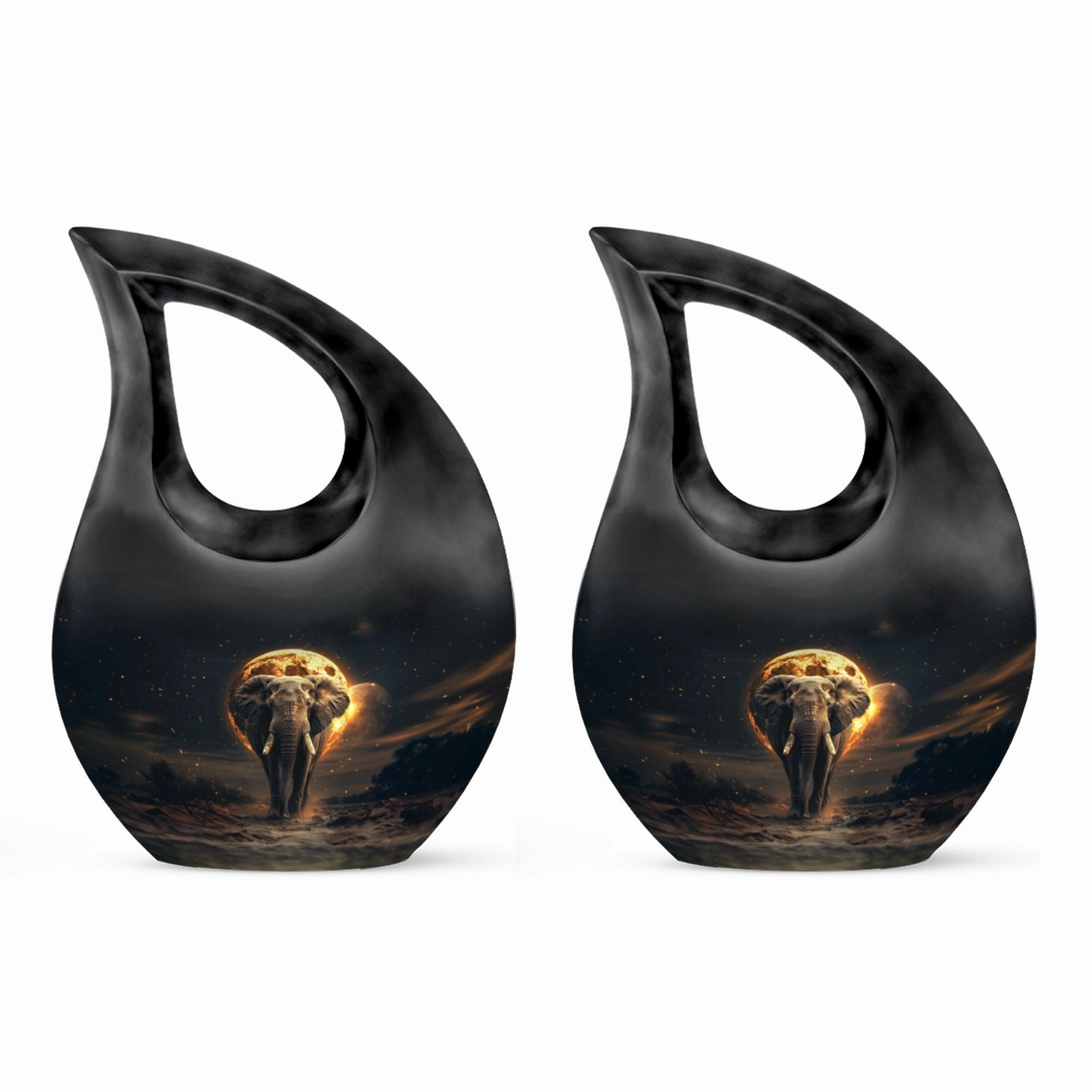 Elephant Urn: Majestic Keepsake for Men's Ashes - Memorial Piece