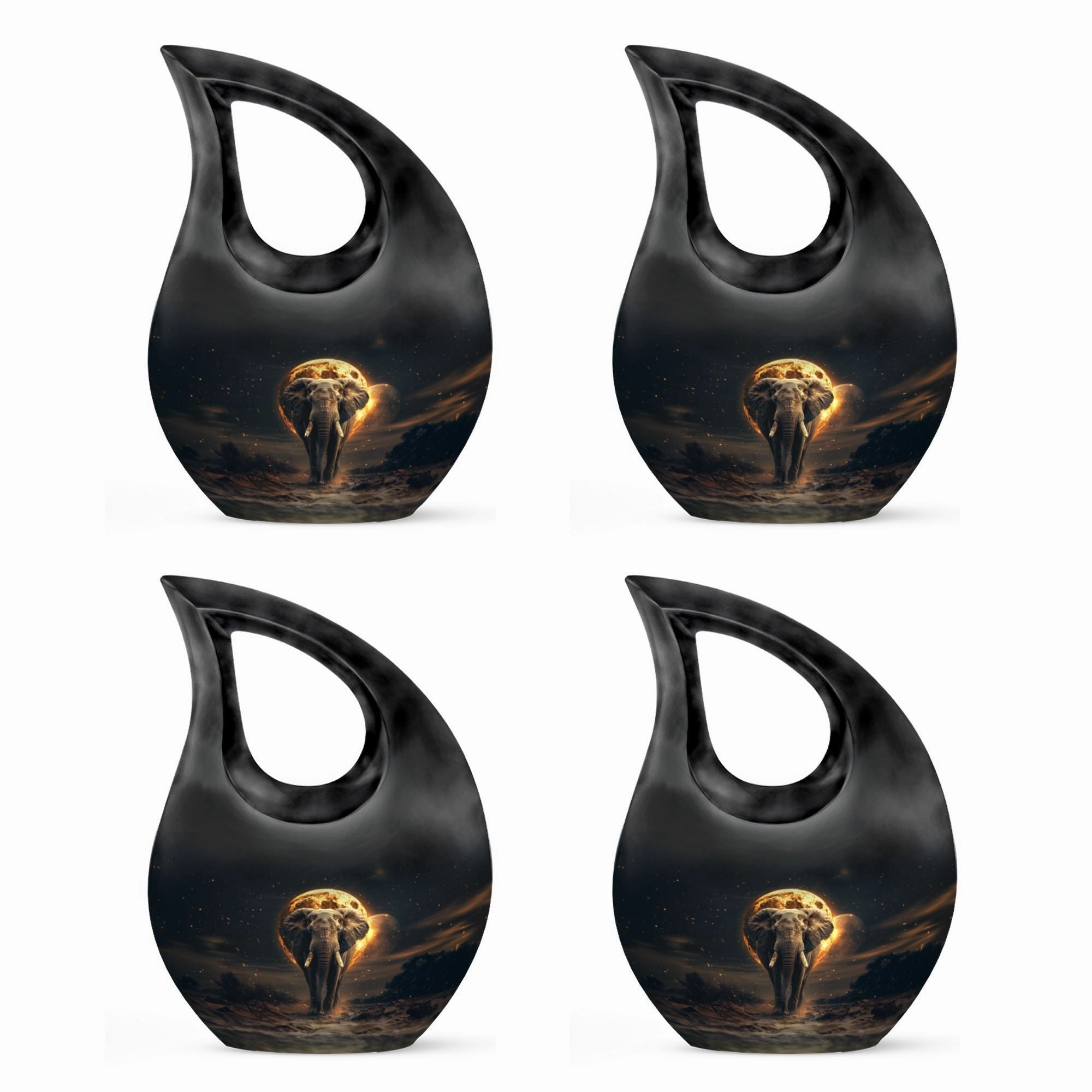 Elephant Urn: Majestic Keepsake for Men's Ashes - Memorial Piece