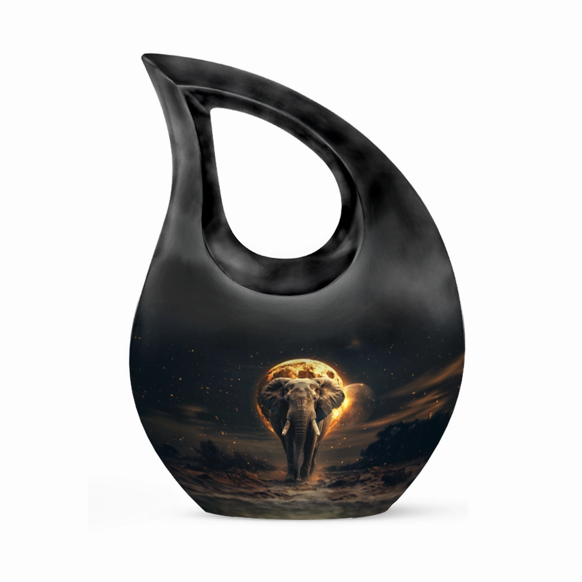 Elephant Urn: Majestic Keepsake for Men's Ashes - Memorial Piece