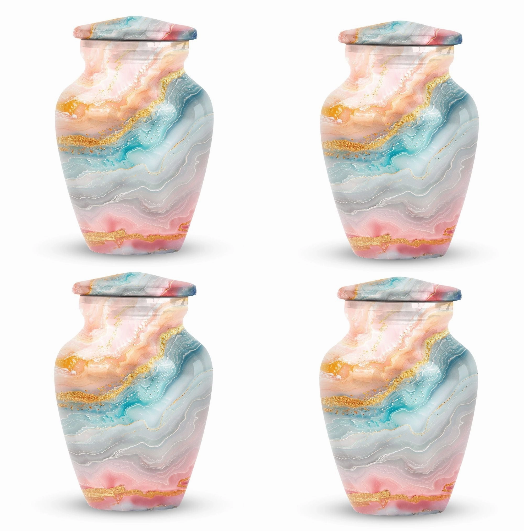 Eternal Rest Abstract Urn - Human Memorial Urn 200 Cubic Inches