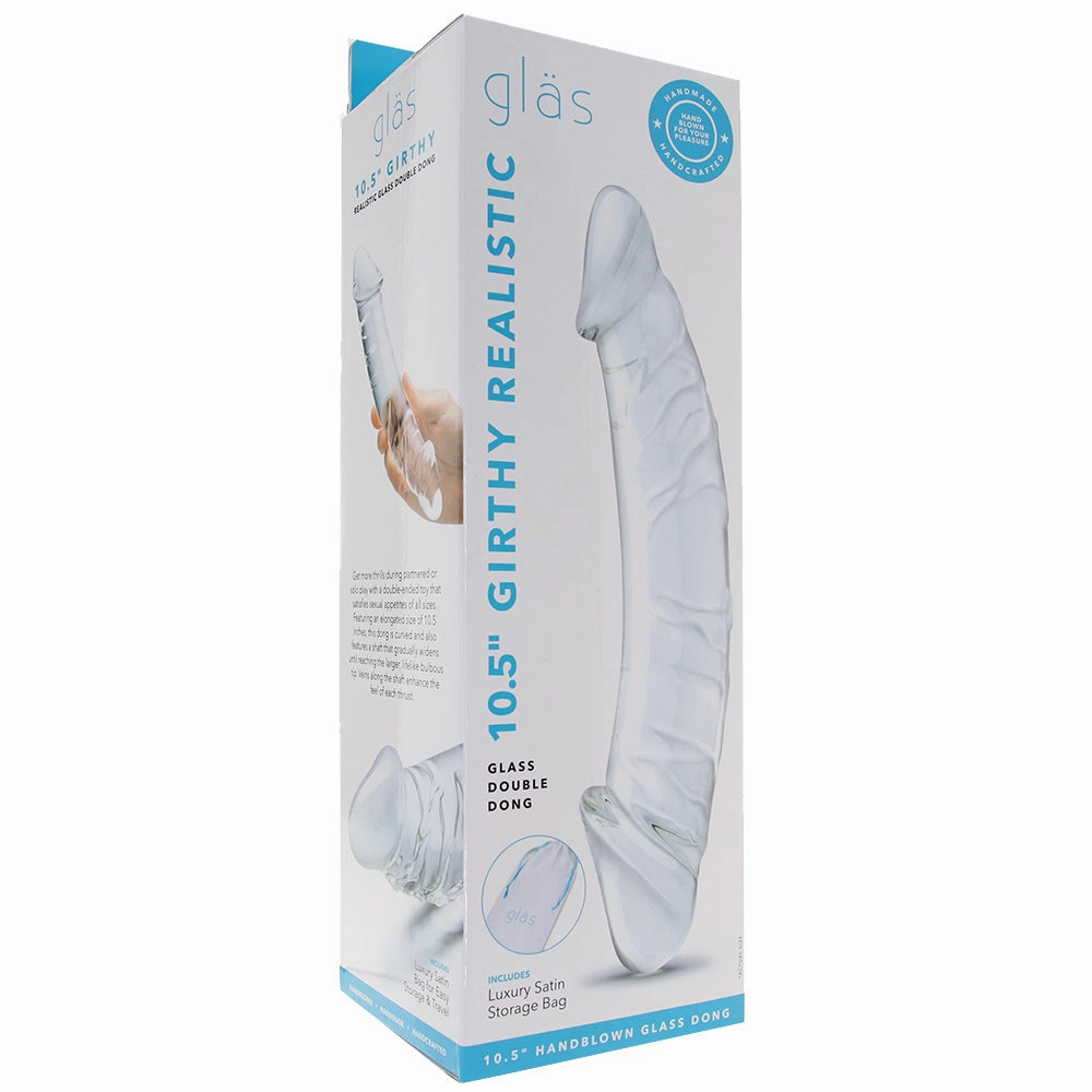 gläs 10.5 Inch Girthy Realistic Double Ended Dildo