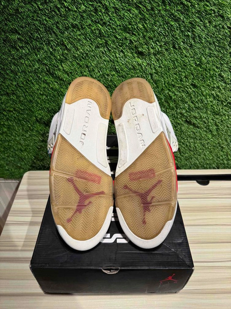 Jordan 5 Retro Supreme White Sz 13