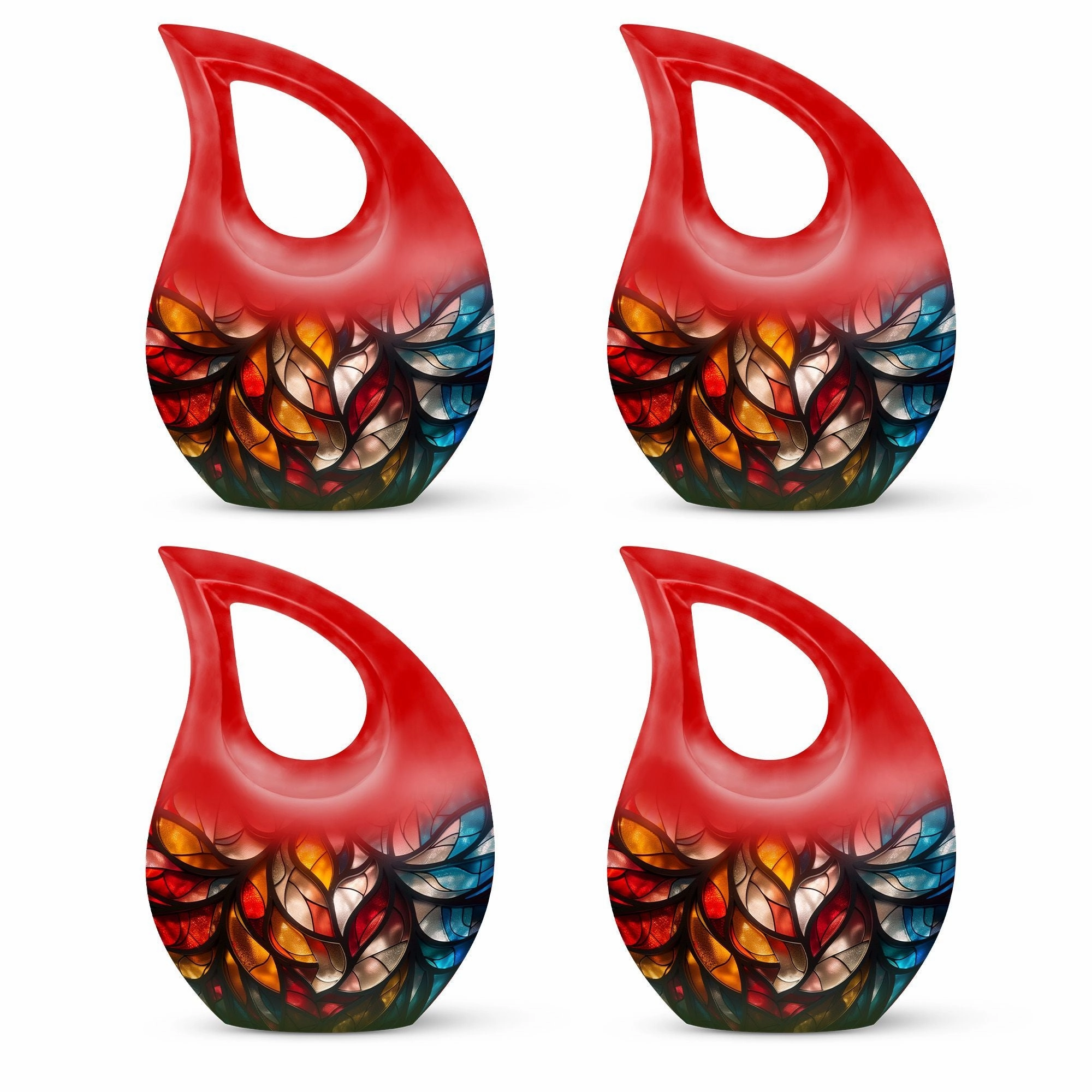 Kaleidoscopic Rhapsody Memorial Urn - Unique Small Keepsake