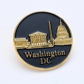 Lapel Pin - Washington. D.C. Round