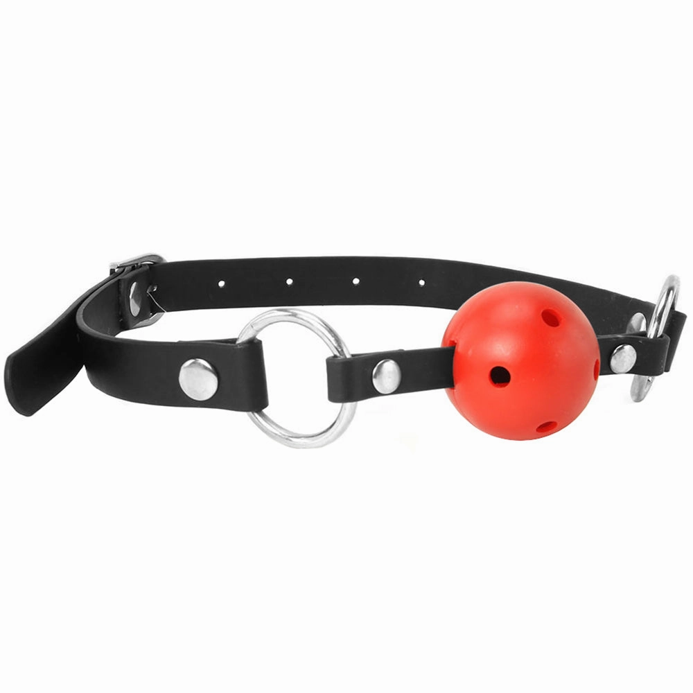 Lux Fetish Breathable Ball Gag in Red