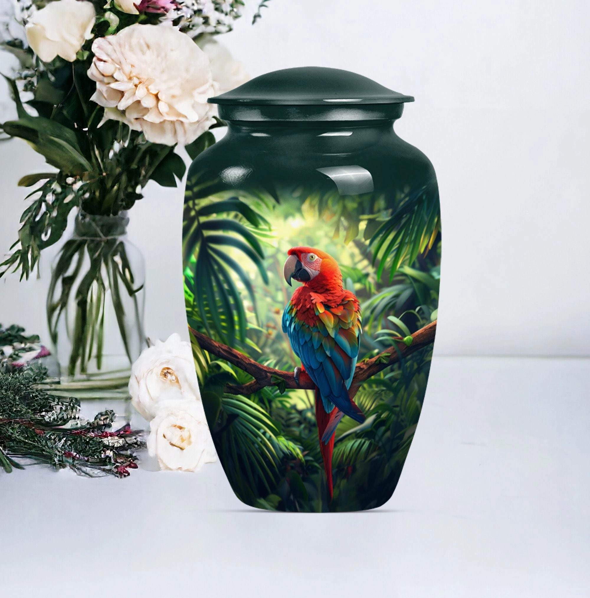 Macaw Parrot Urn: A Memorial Safehaven for Beloved Ashes
