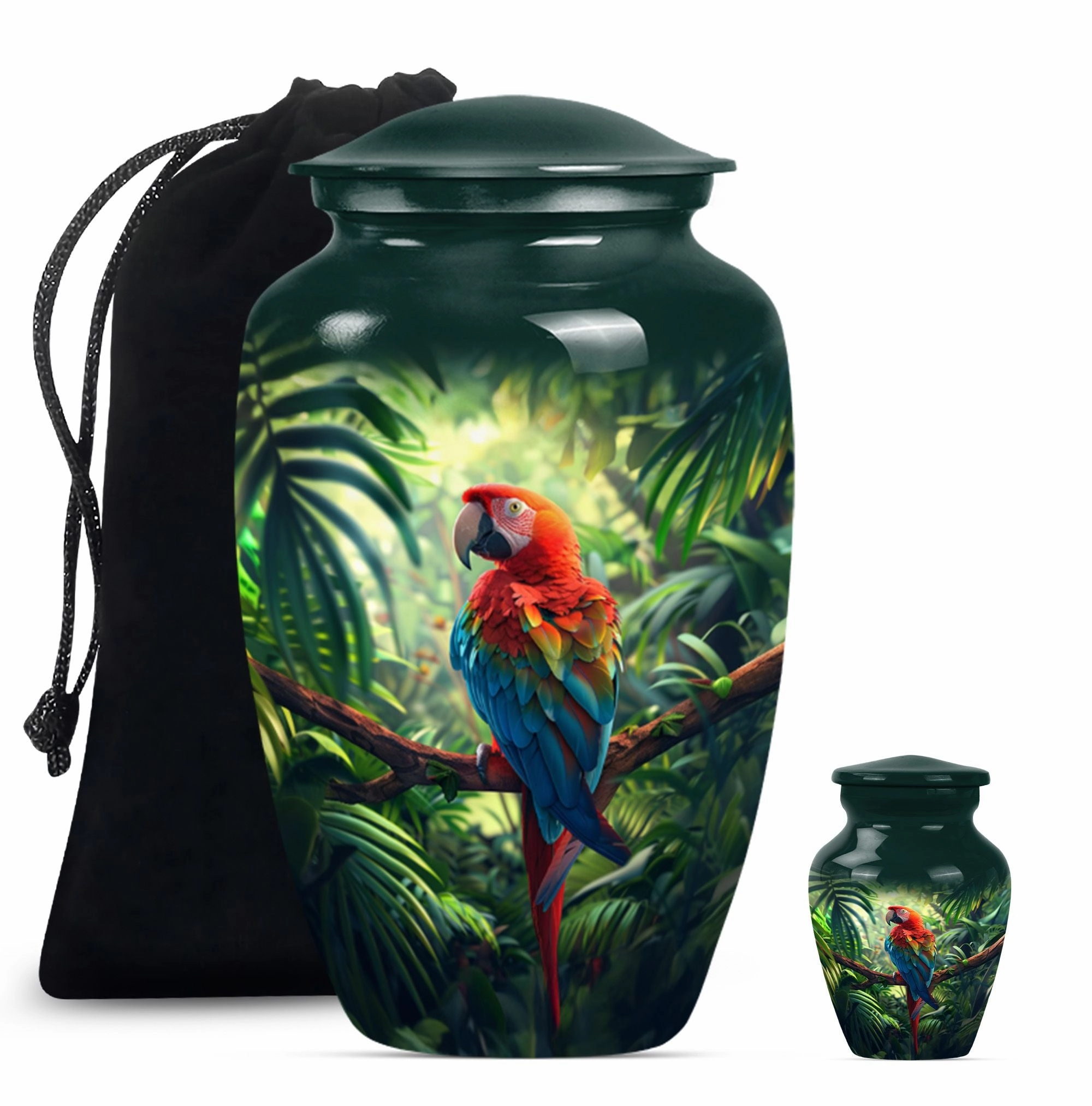 Macaw Parrot Urn: A Memorial Safehaven for Beloved Ashes