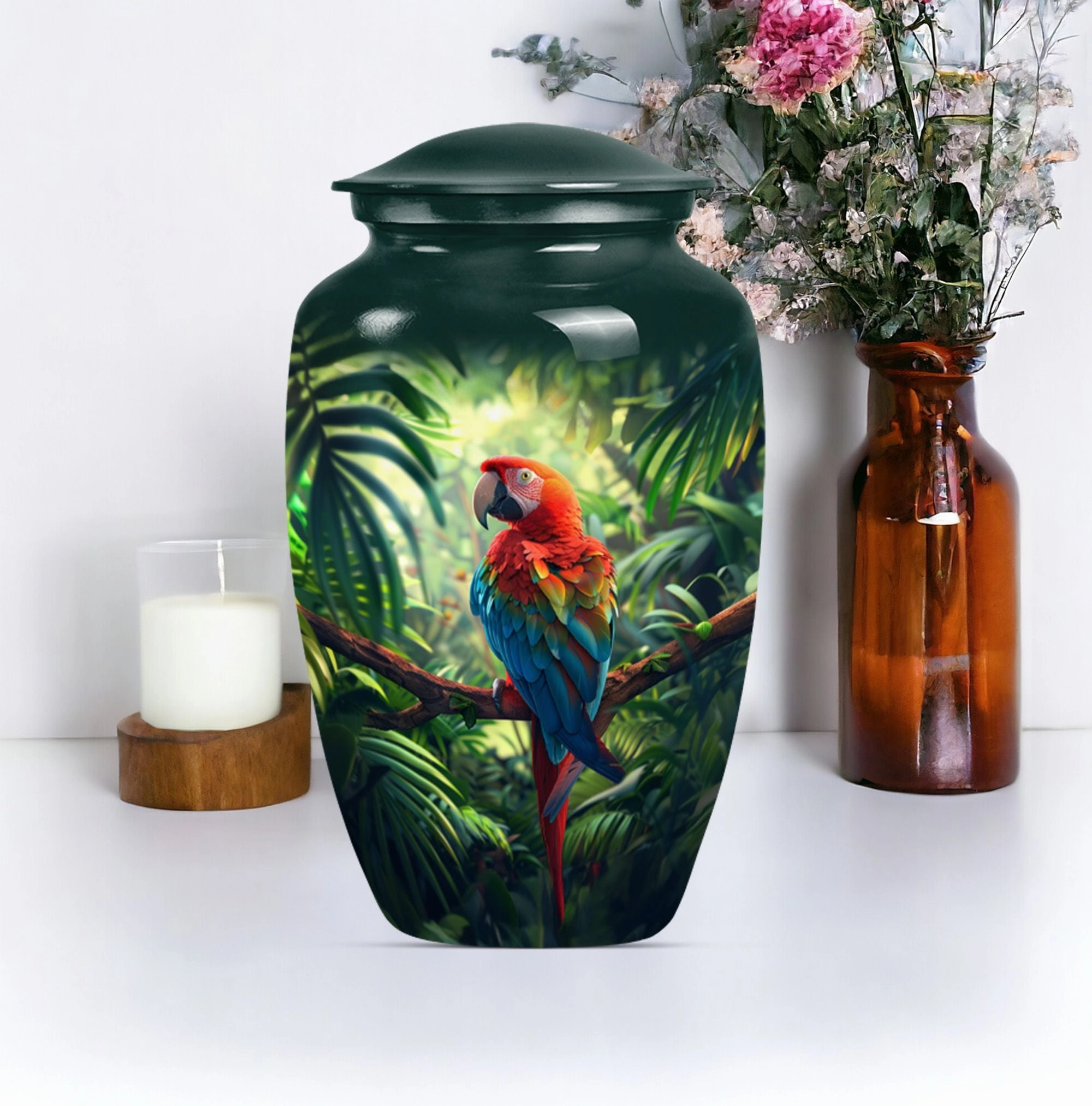 Macaw Parrot Urn: A Memorial Safehaven for Beloved Ashes