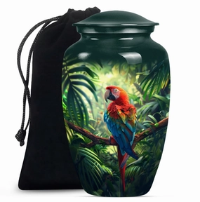 Macaw Parrot Urn: A Memorial Safehaven for Beloved Ashes