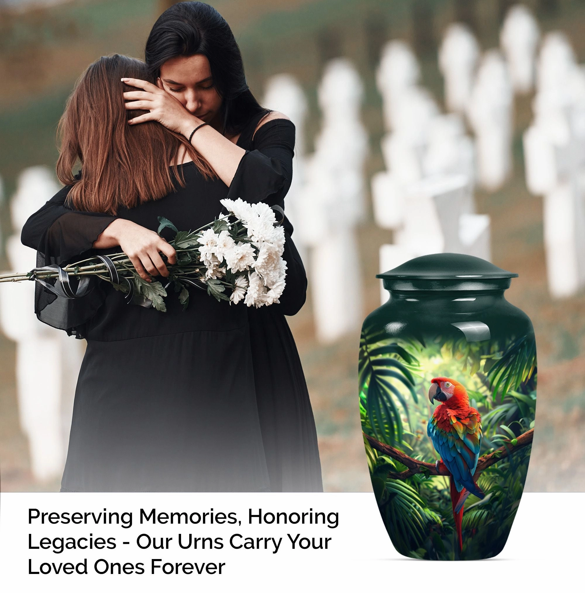 Macaw Parrot Urn: A Memorial Safehaven for Beloved Ashes