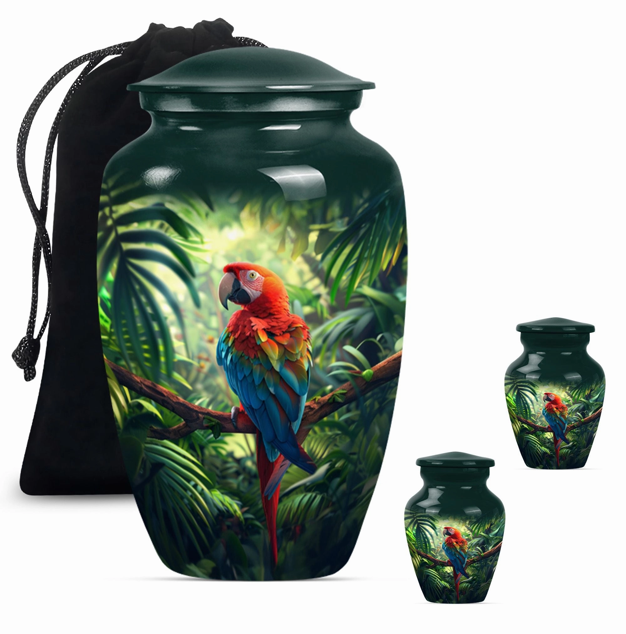 Macaw Parrot Urn: A Memorial Safehaven for Beloved Ashes