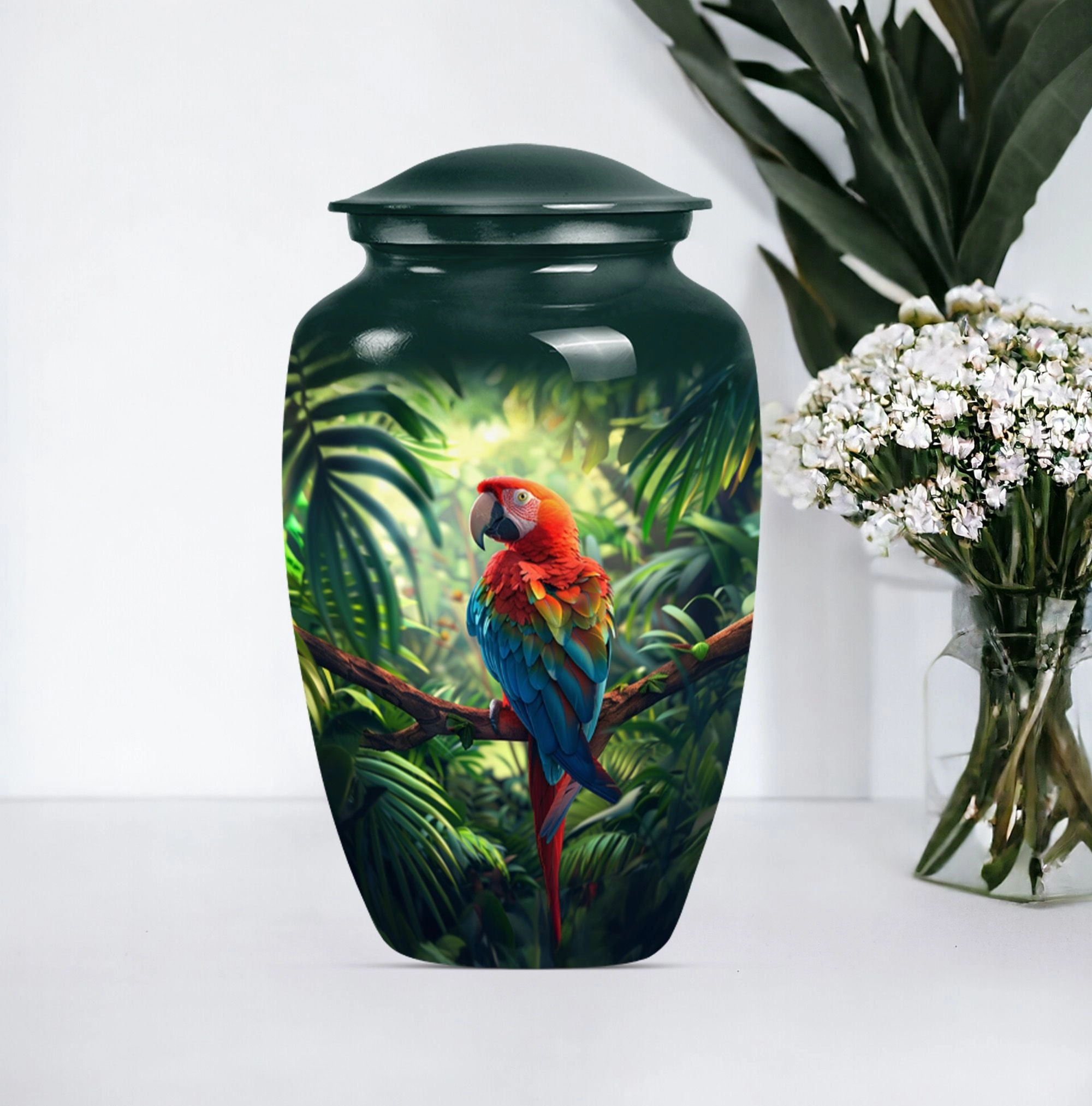 Macaw Parrot Urn: A Memorial Safehaven for Beloved Ashes