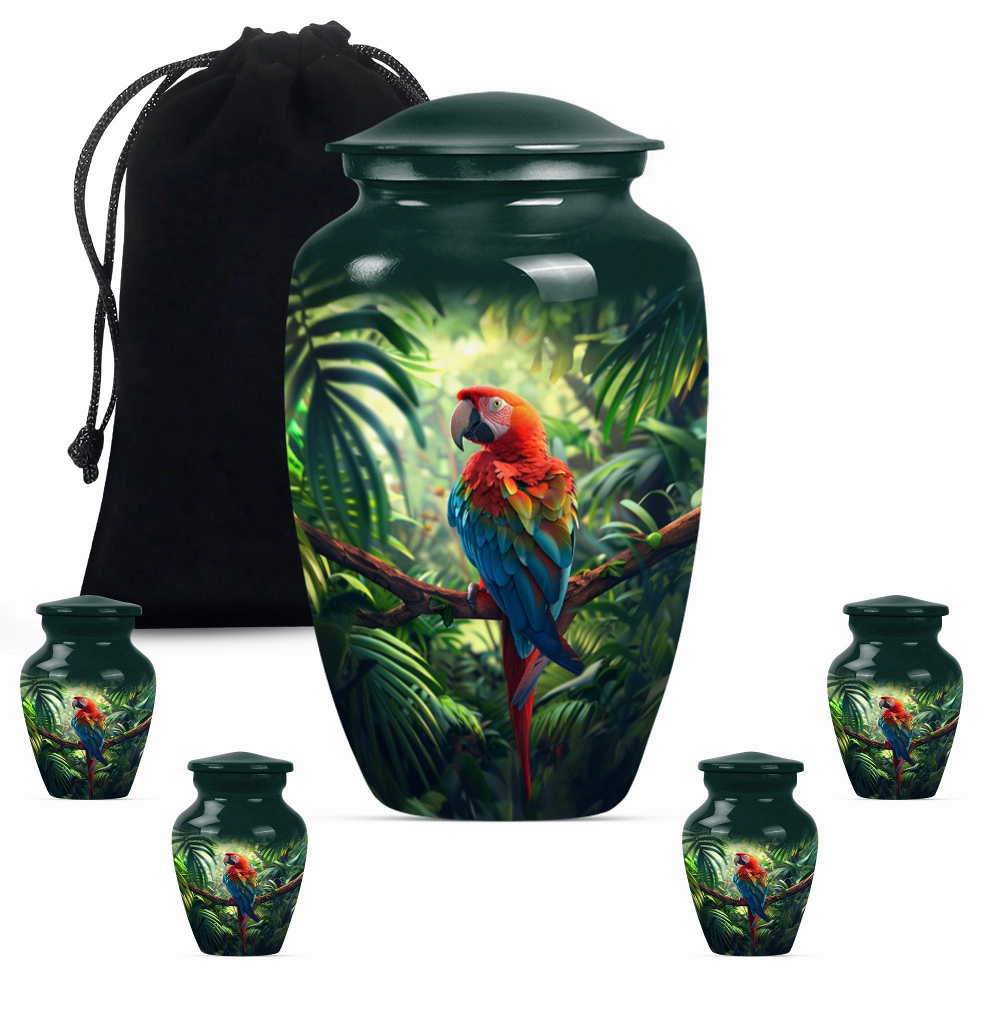 Macaw Parrot Urn: A Memorial Safehaven for Beloved Ashes