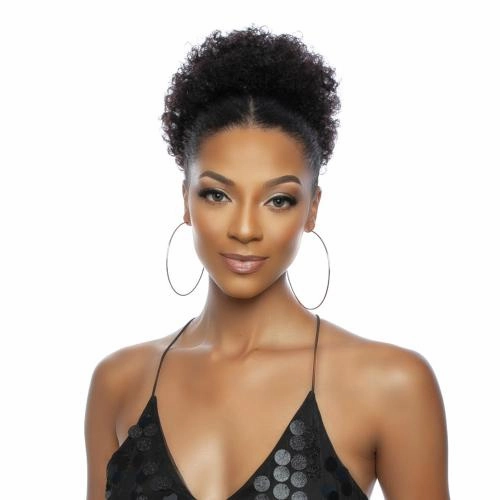 Pristine Queen 100% Human Hair Afro Puff Ponytail - Large