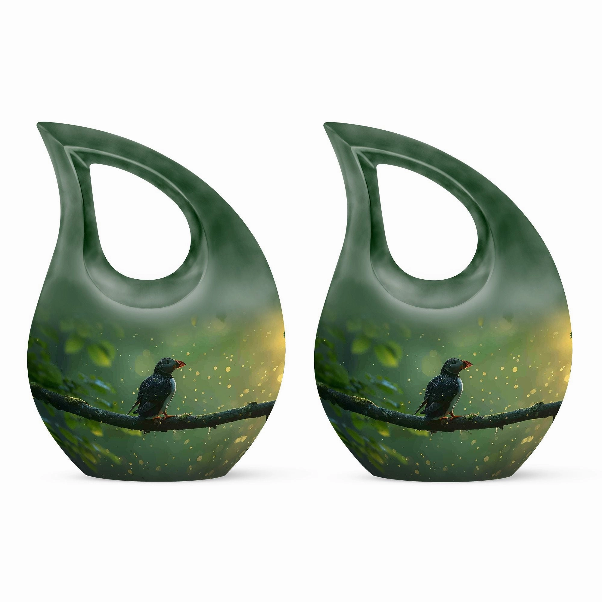 Puffin Bird Tribute: Personalized Memorial Urn For Ashes