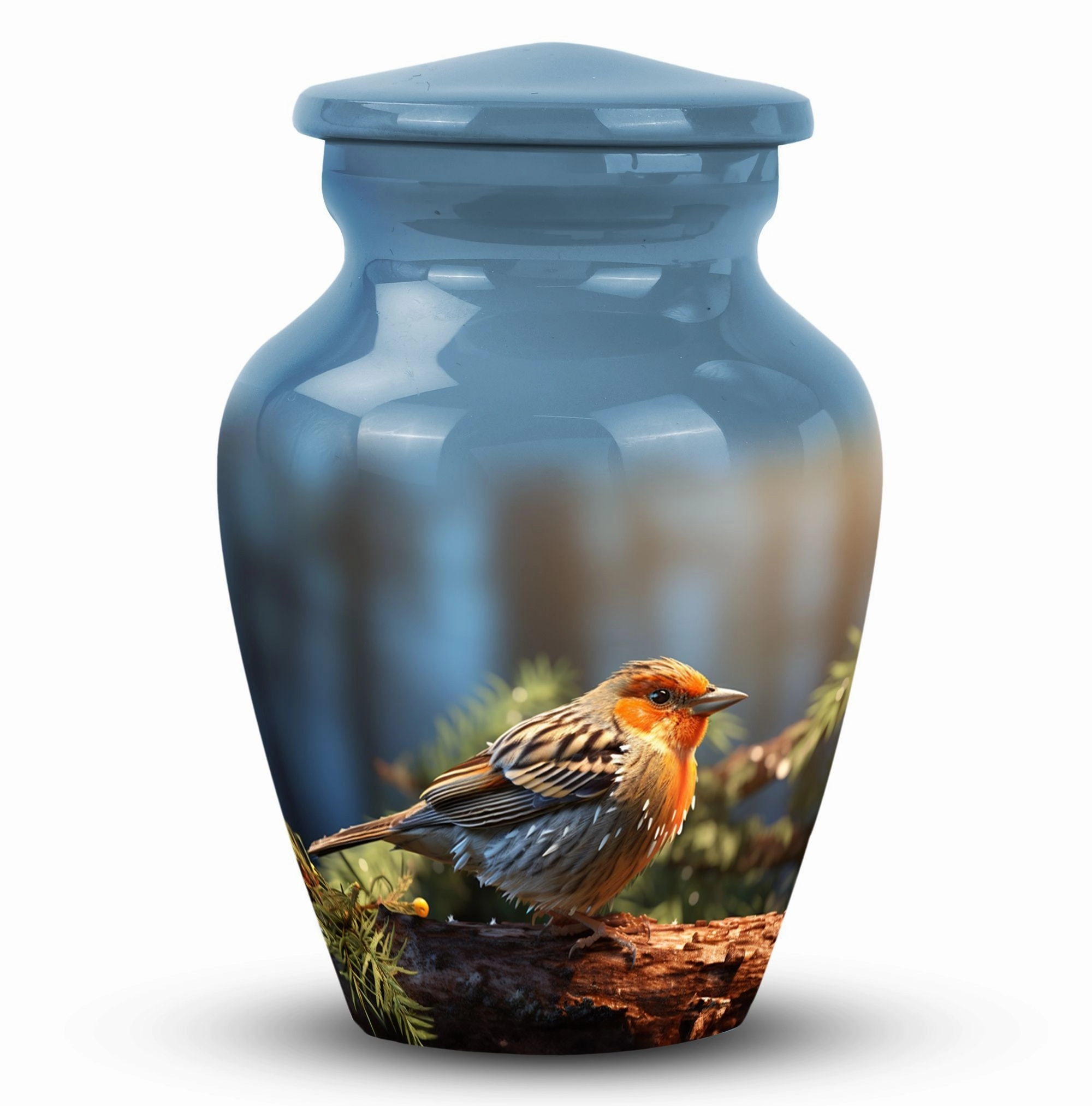 Puffy Sparrow Memorial Cremation Urn: Exceptional Tribute