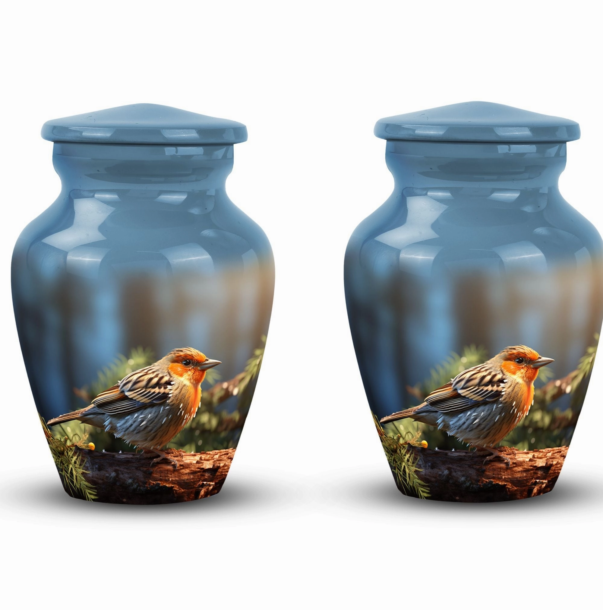 Puffy Sparrow Memorial Cremation Urn: Exceptional Tribute