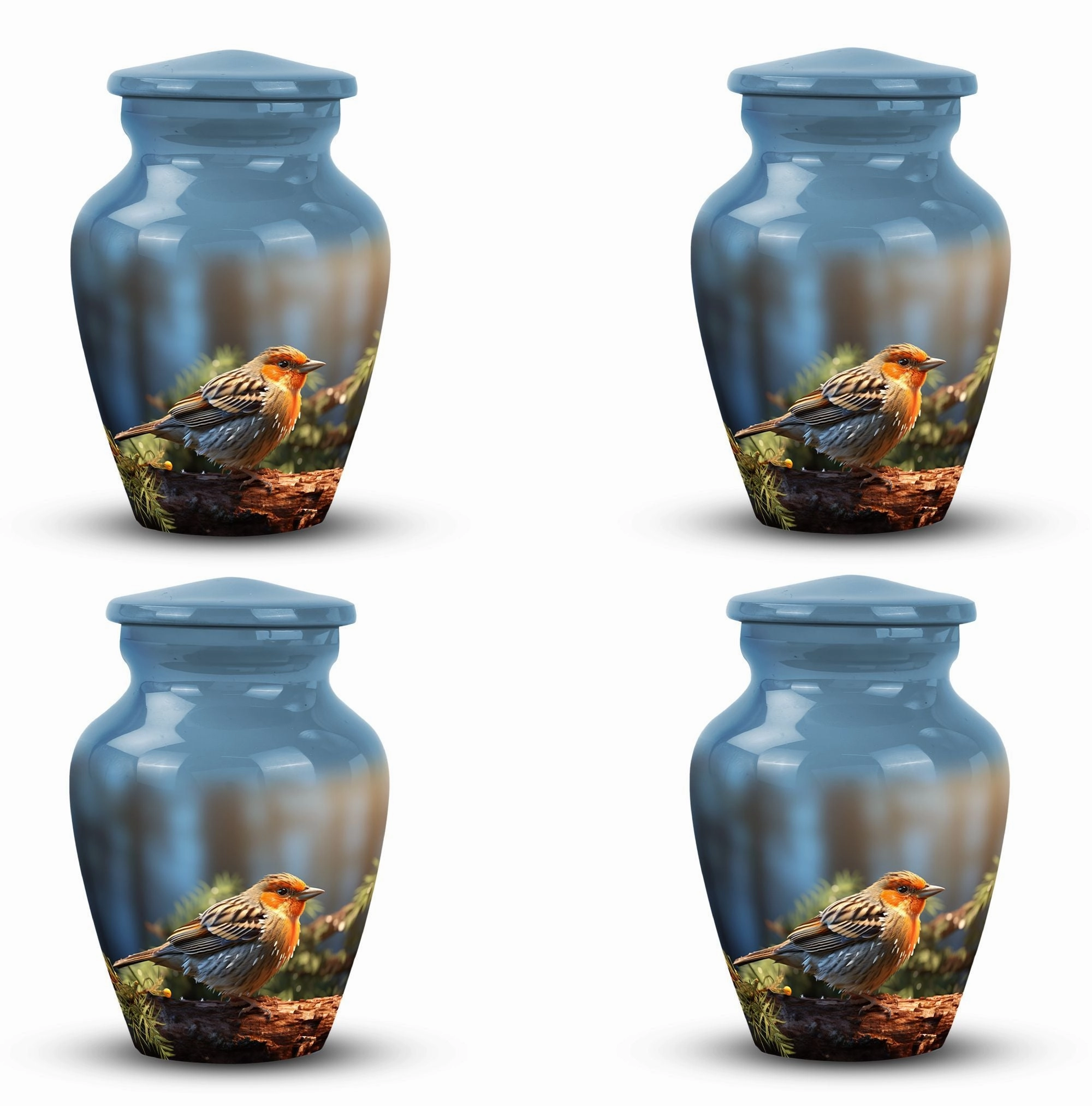 Puffy Sparrow Memorial Cremation Urn: Exceptional Tribute