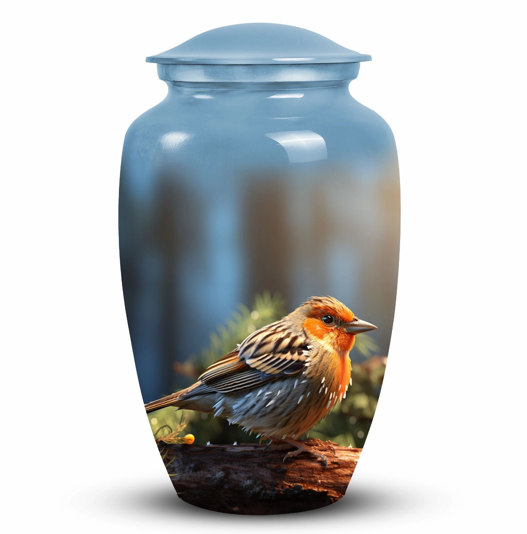 Puffy Sparrow Memorial Cremation Urn: Exceptional Tribute