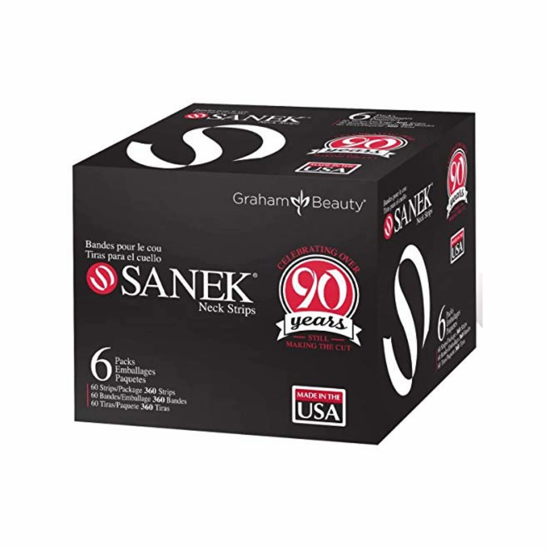 Sanek Neck Strips by Graham Beauty - 6 Packs - 60 Strips