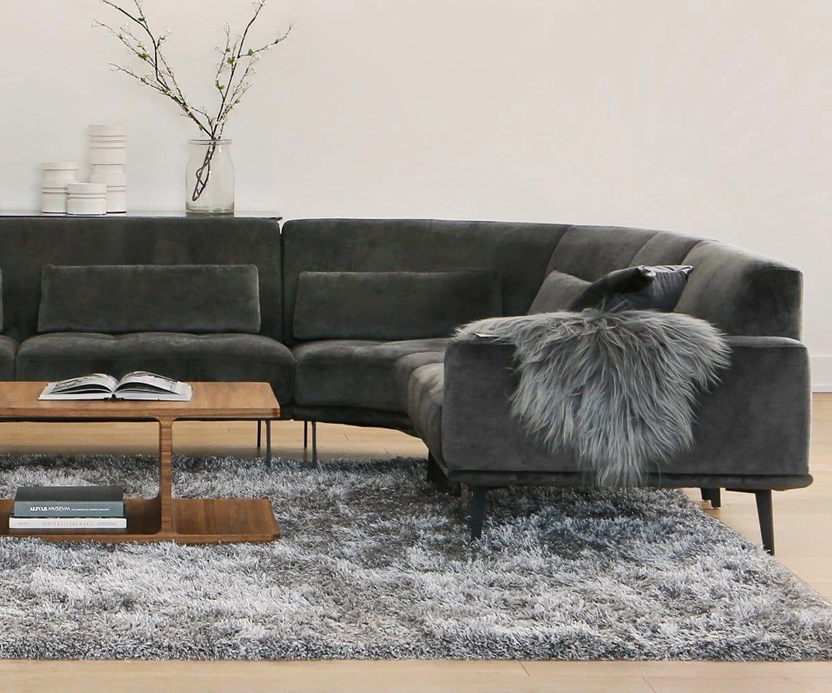 Sheepskin Throw - Grey
