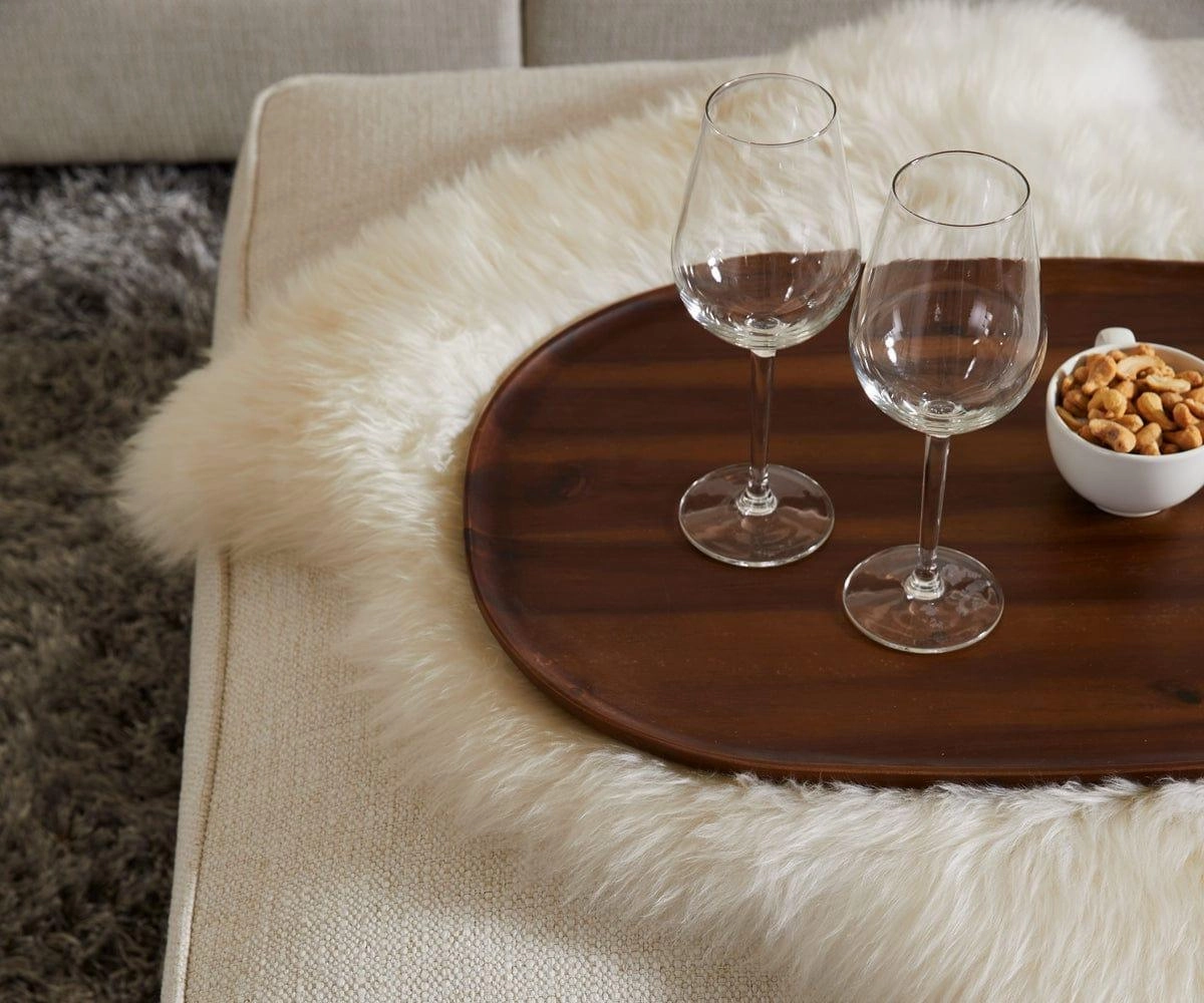 Sheepskin Throw - Ivory