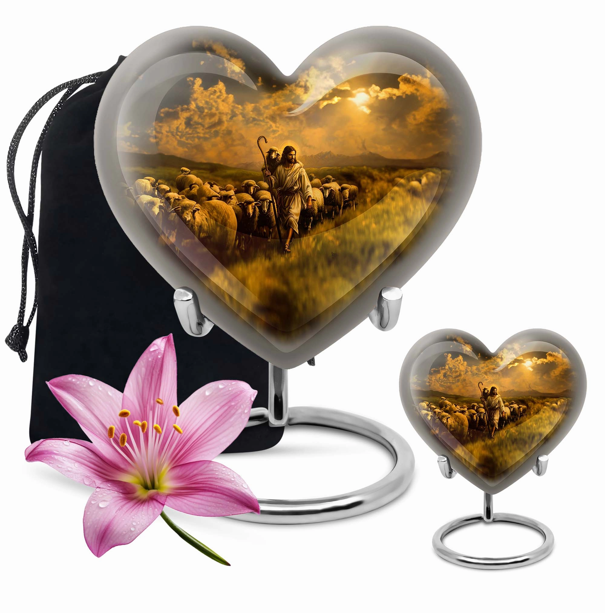 Shepherd Urn - Commemorative Memorial Cremation Urn for Ashes