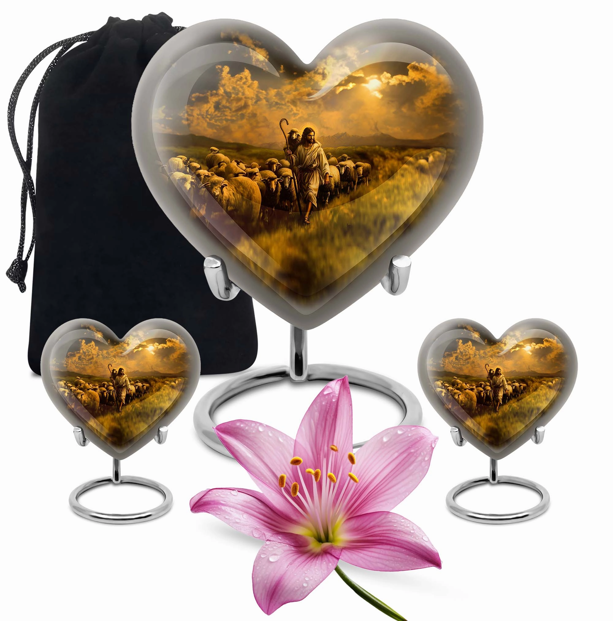 Shepherd Urn - Commemorative Memorial Cremation Urn for Ashes