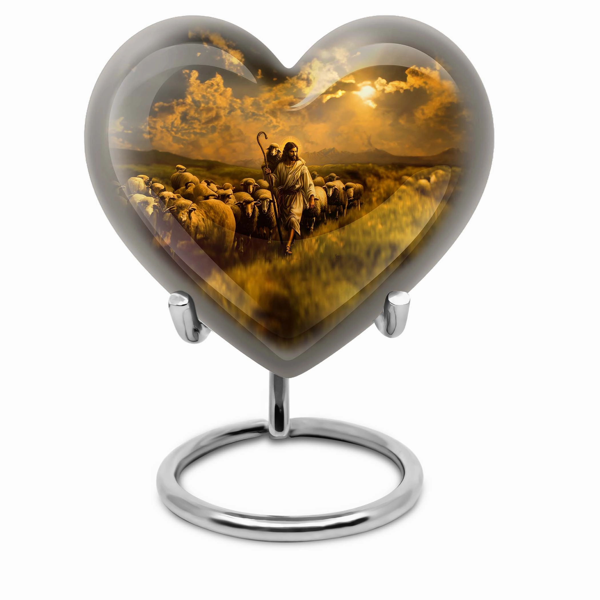 Shepherd Urn - Commemorative Memorial Cremation Urn for Ashes