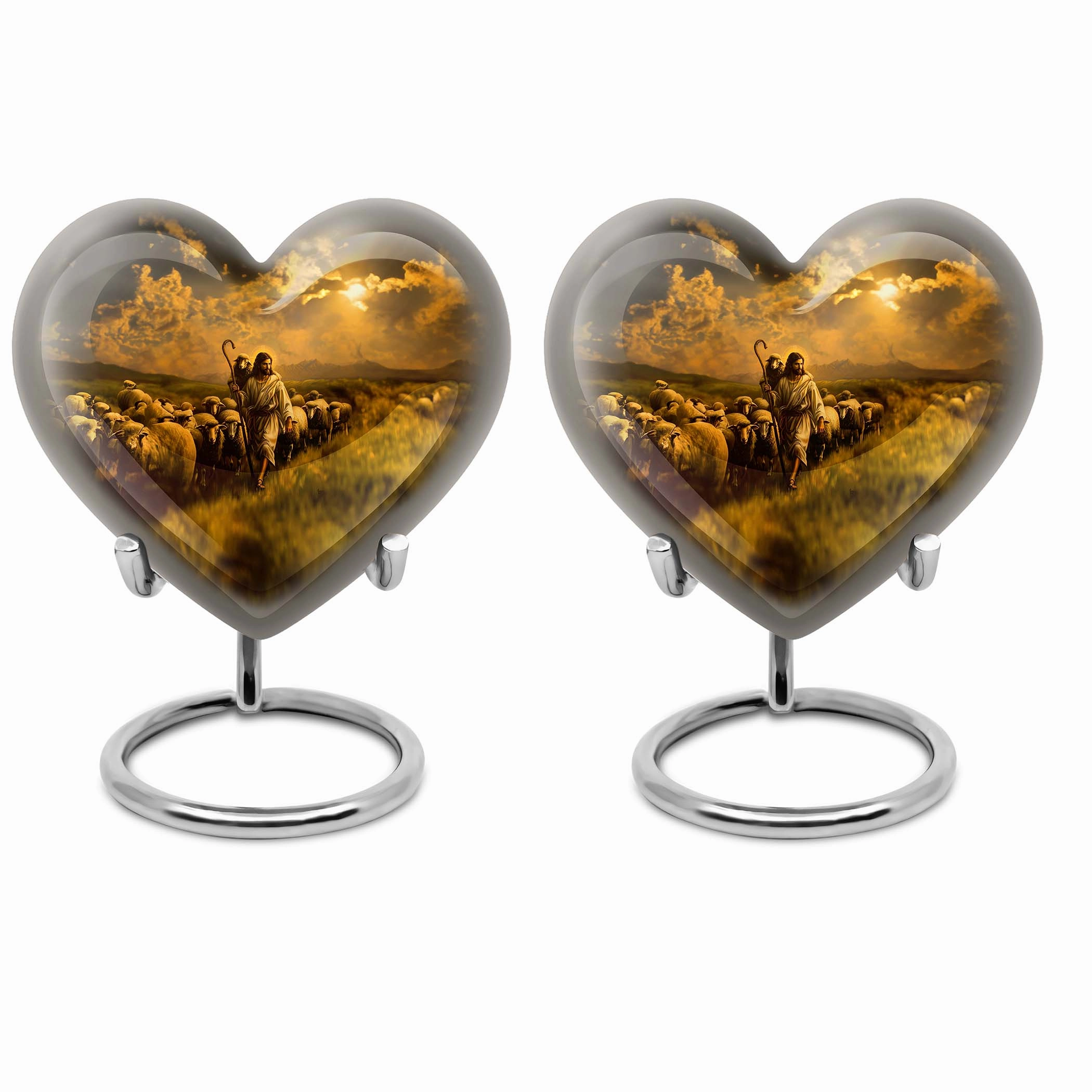 Shepherd Urn - Commemorative Memorial Cremation Urn for Ashes