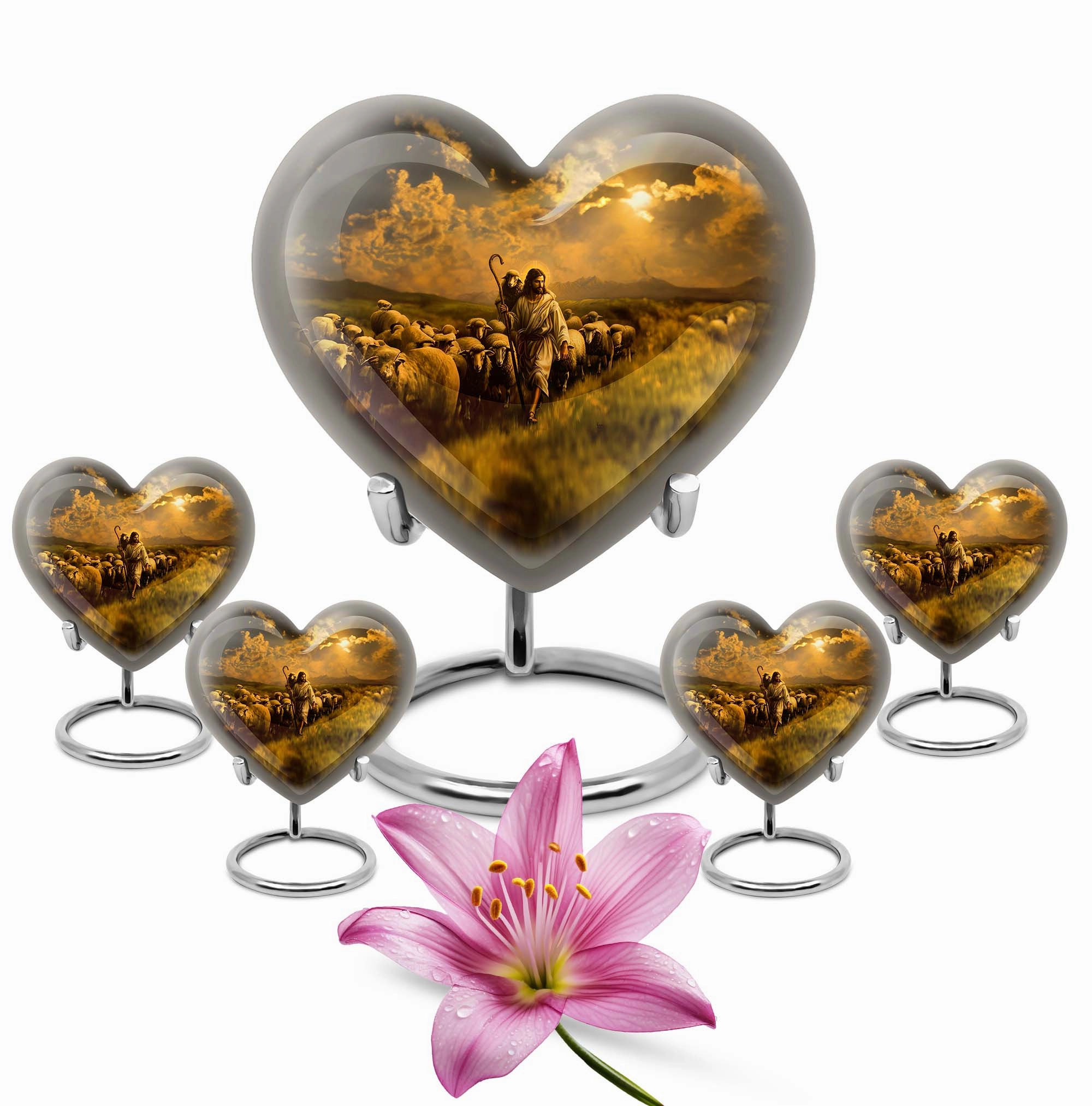 Shepherd Urn - Commemorative Memorial Cremation Urn for Ashes