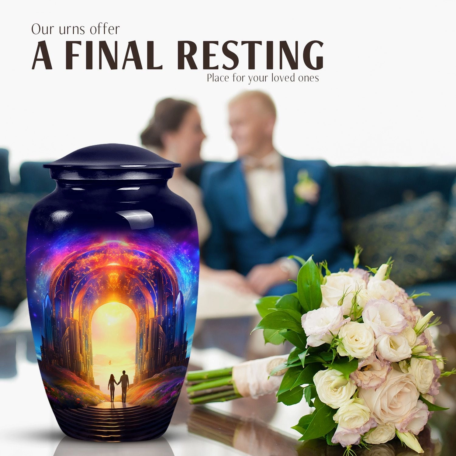 Soul Eternity - Supreme Couple Cremation Funeral Urn