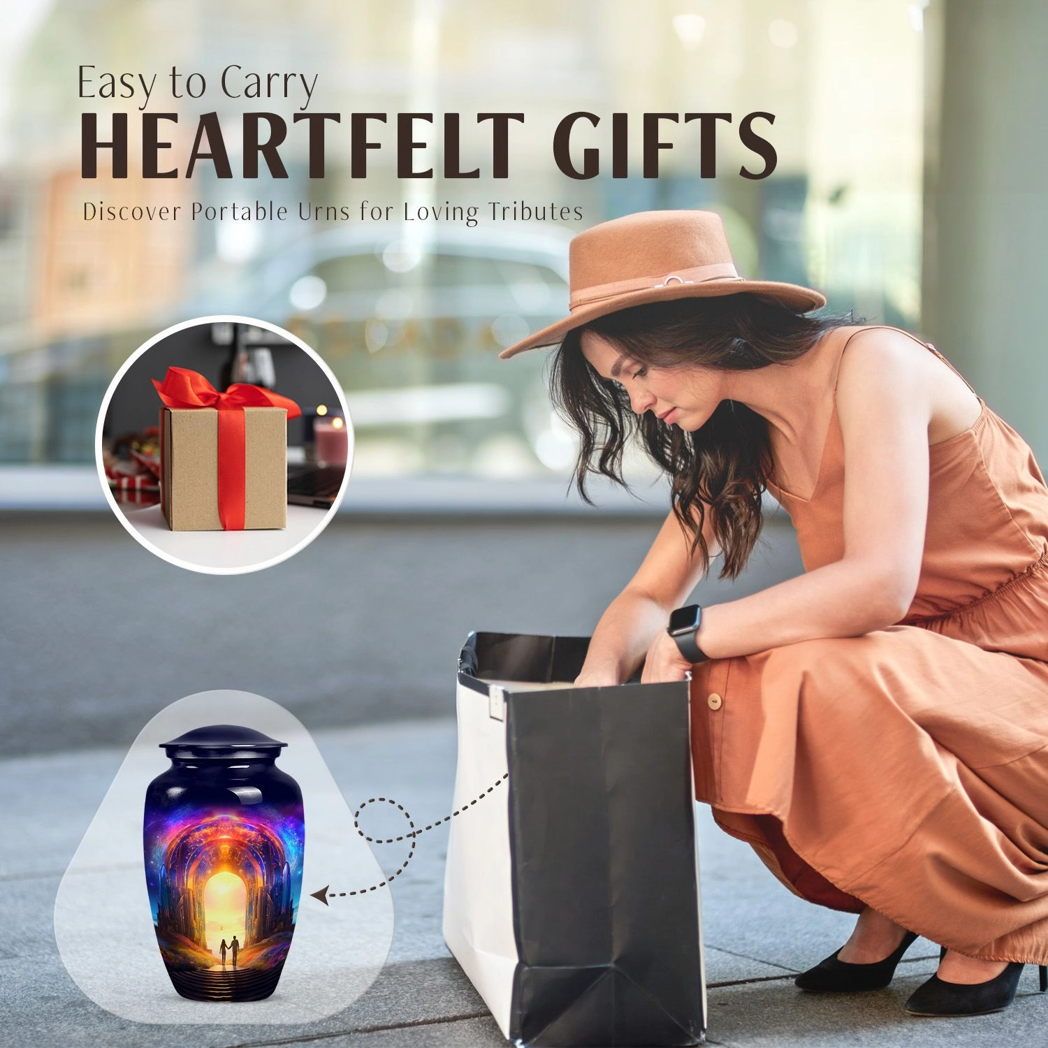 Soul Eternity - Supreme Couple Cremation Funeral Urn
