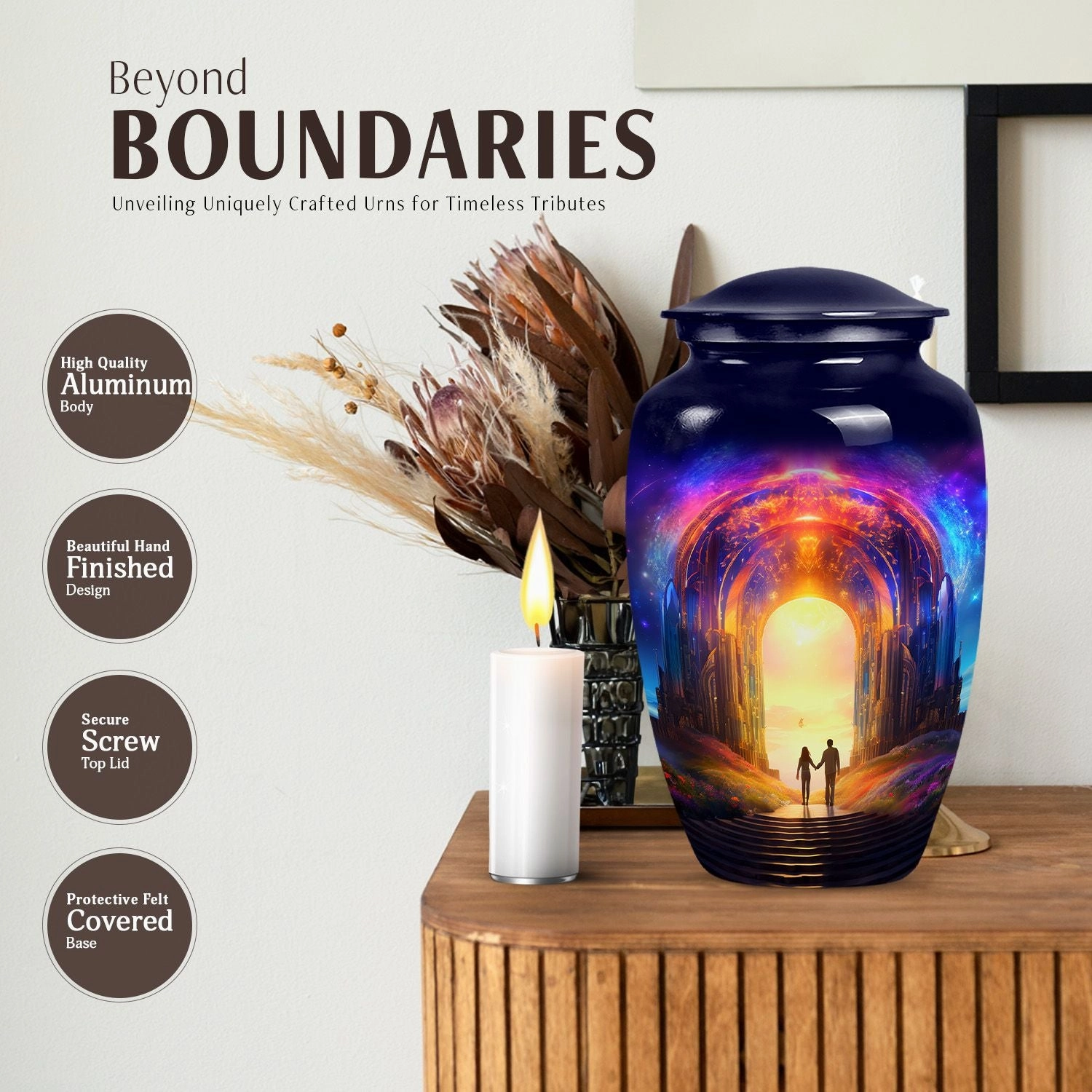 Soul Eternity - Supreme Couple Cremation Funeral Urn