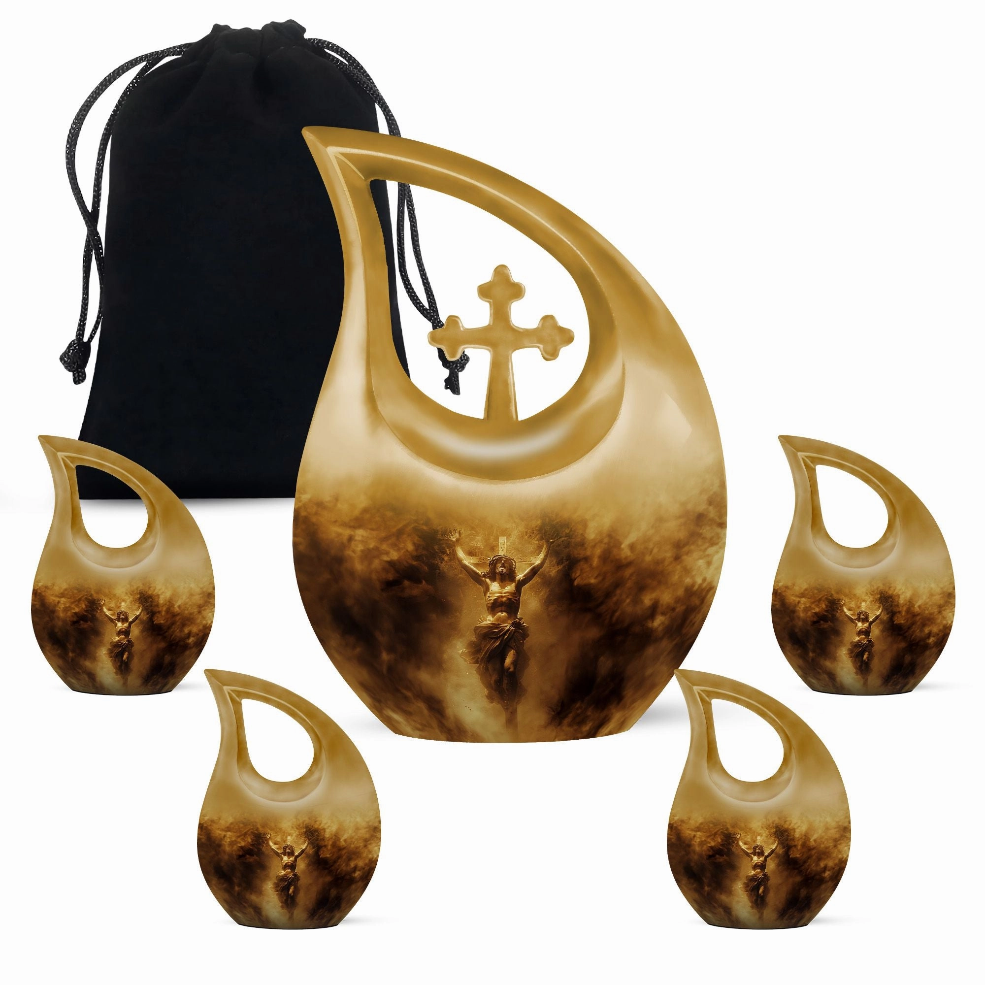 Sublime Solace: A Cross-Urn of Remembrance for Cherished Ashes