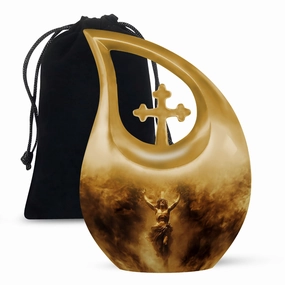Sublime Solace: A Cross-Urn of Remembrance for Cherished Ashes