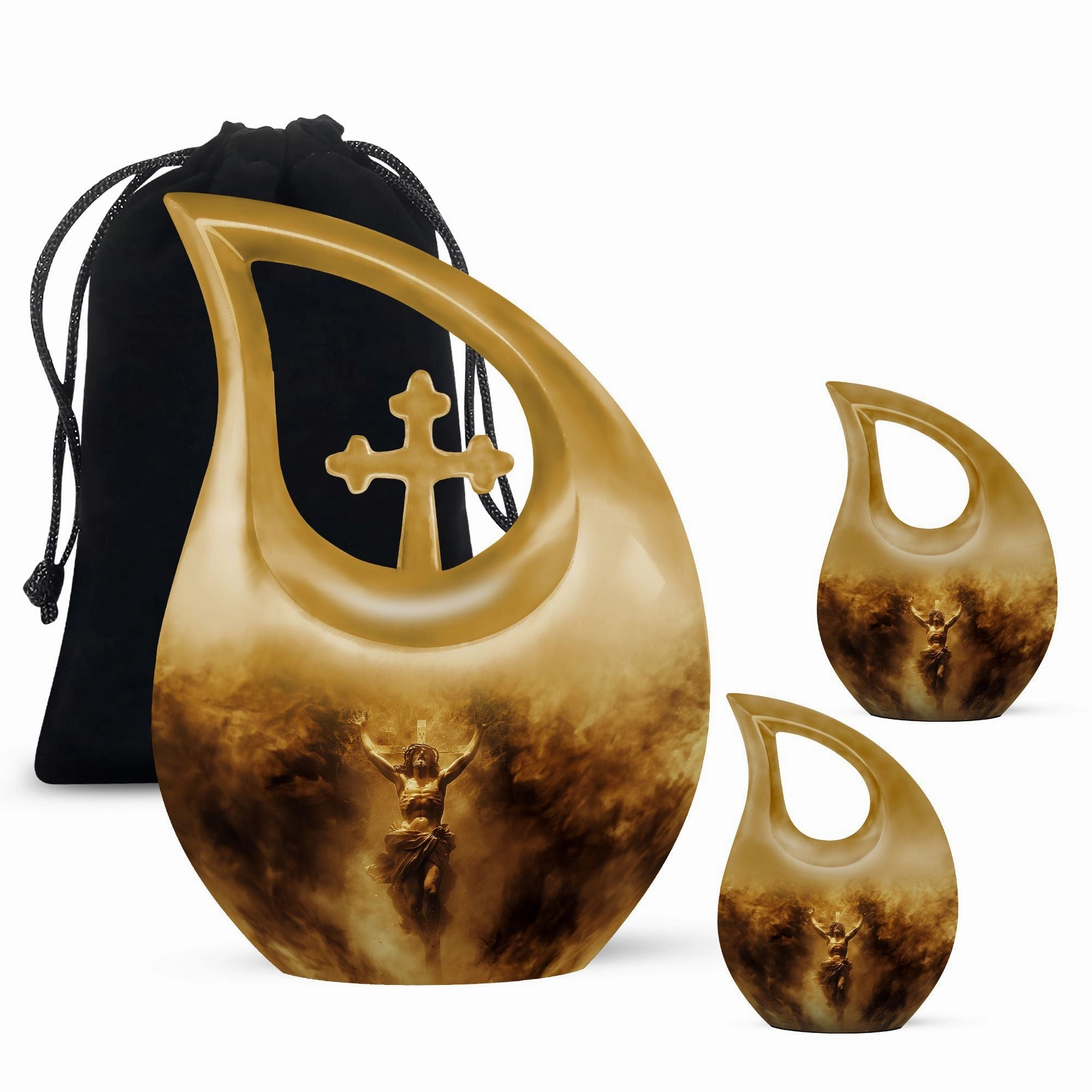 Sublime Solace: A Cross-Urn of Remembrance for Cherished Ashes