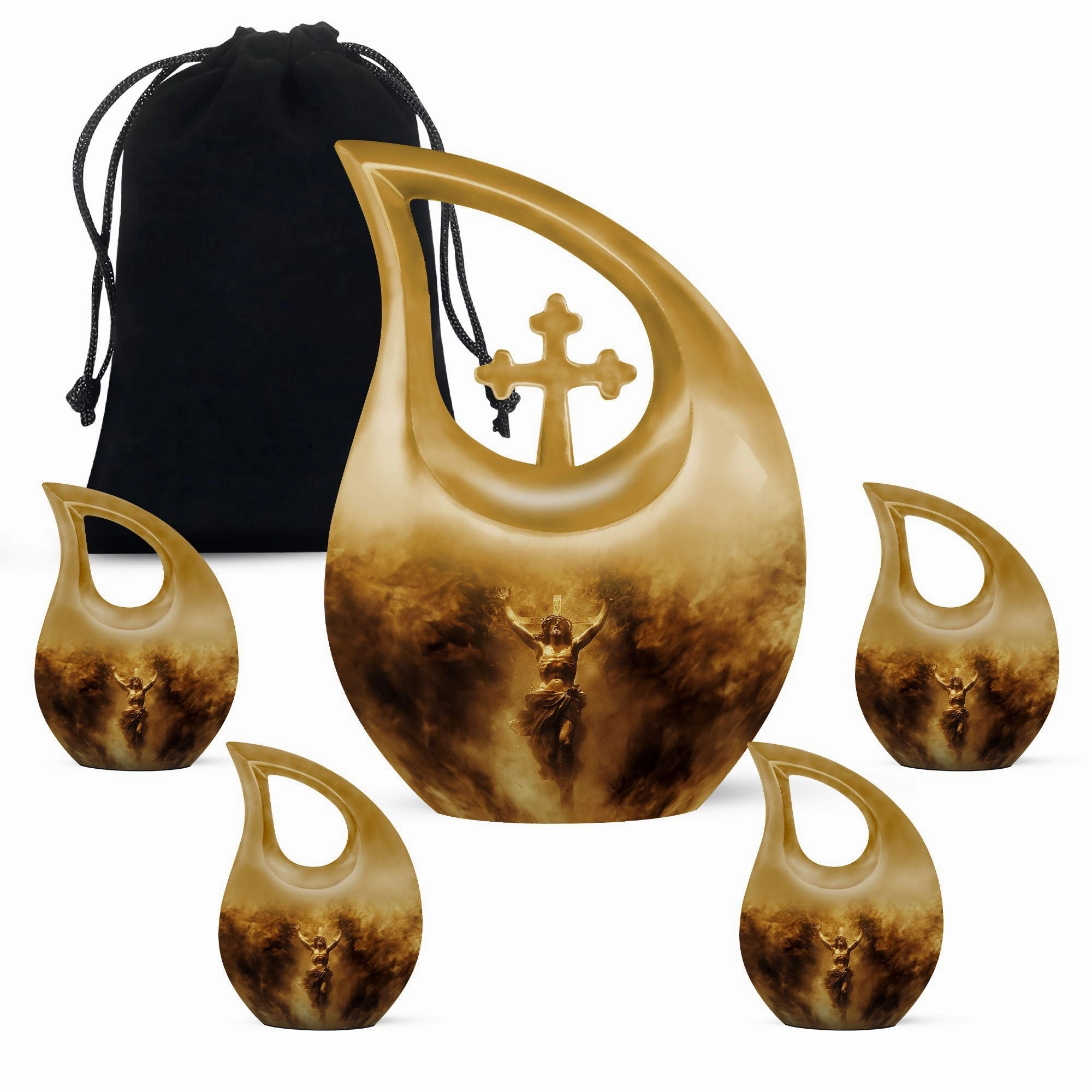 Sublime Solace: A Cross-Urn of Remembrance for Cherished Ashes