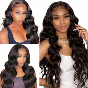 Supreme Celebrity Grade 100% Unprocessed Human Hair Wig - Body Wave 12-26 inches