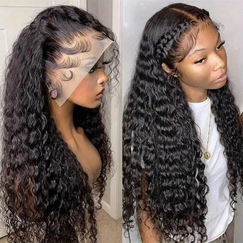 Supreme Celebrity Grade 100% Unprocessed Raw Human Hair Wig - WATER WAVE 16-30 inches