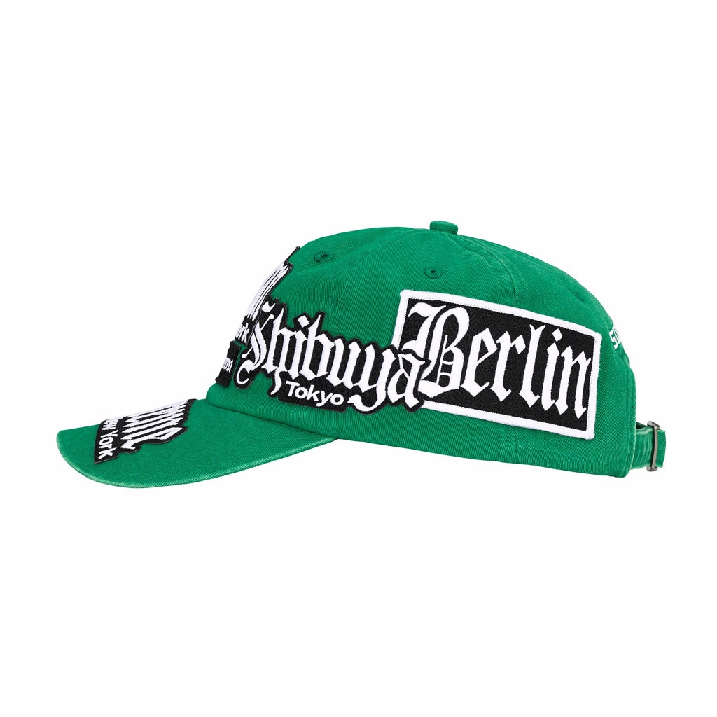 Supreme City Patches 6-Panel Cap - Green