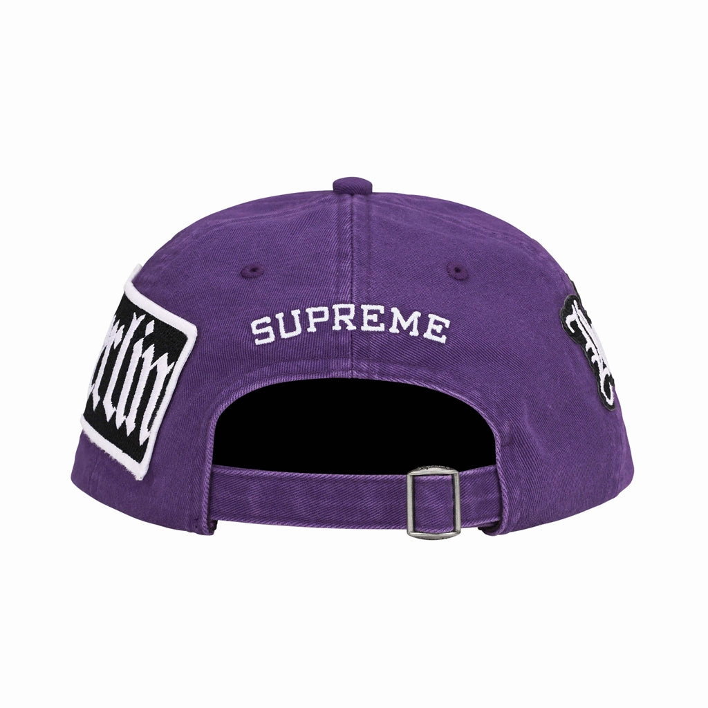 Supreme City Patches 6-Panel Cap - Purple