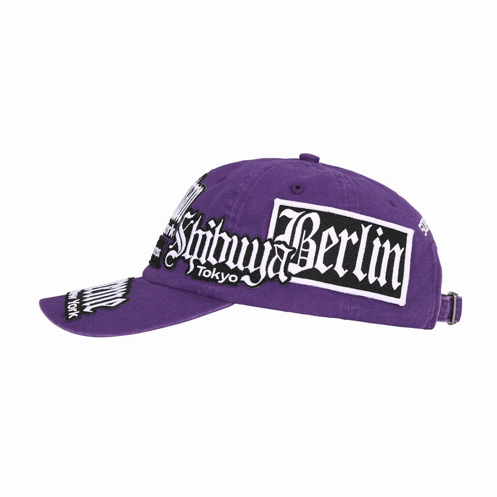 Supreme City Patches 6-Panel Cap - Purple