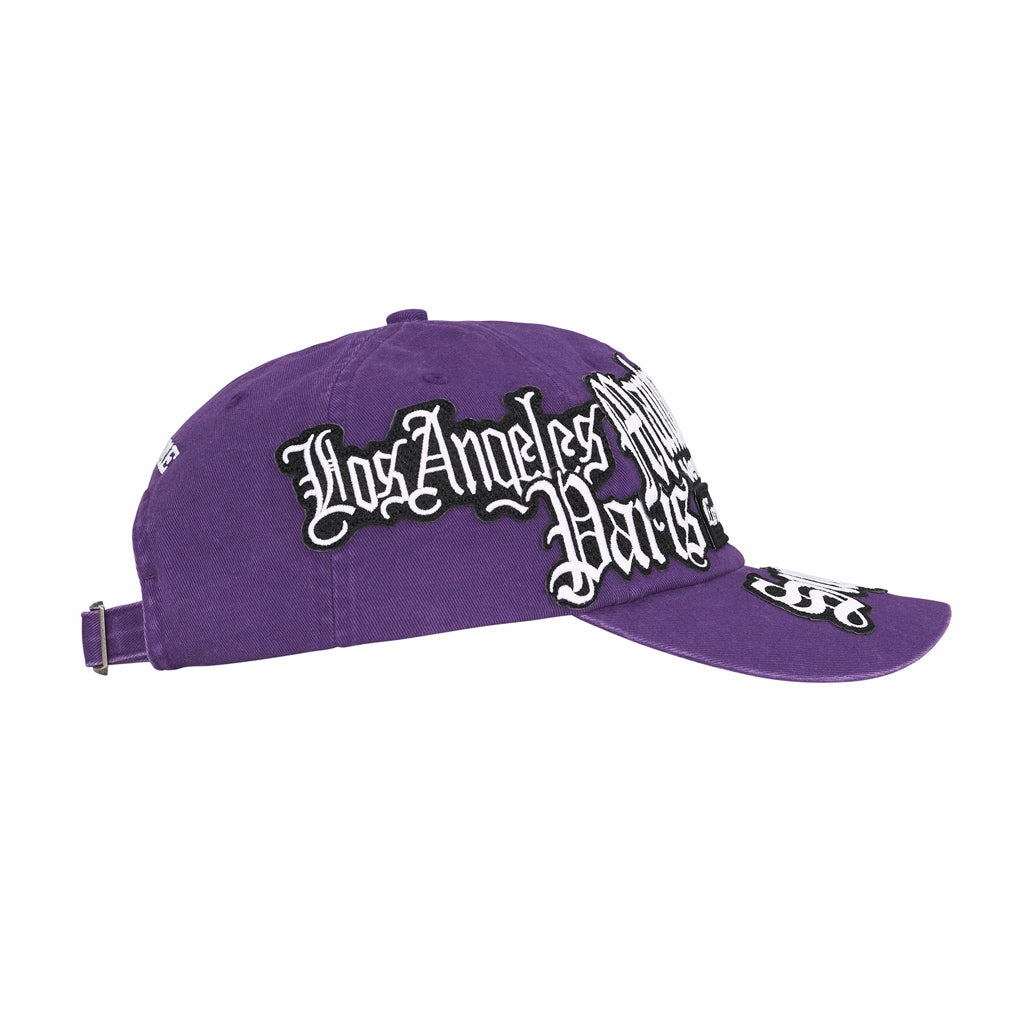 Supreme City Patches 6-Panel Cap - Purple