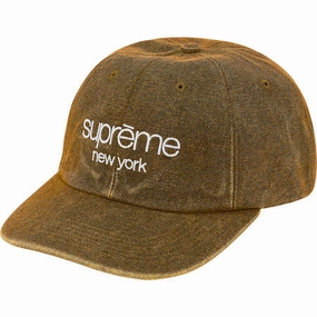 Supreme Classic Logo 6-Panel Yellow