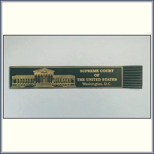 Supreme Court Building Leather Bookmarks