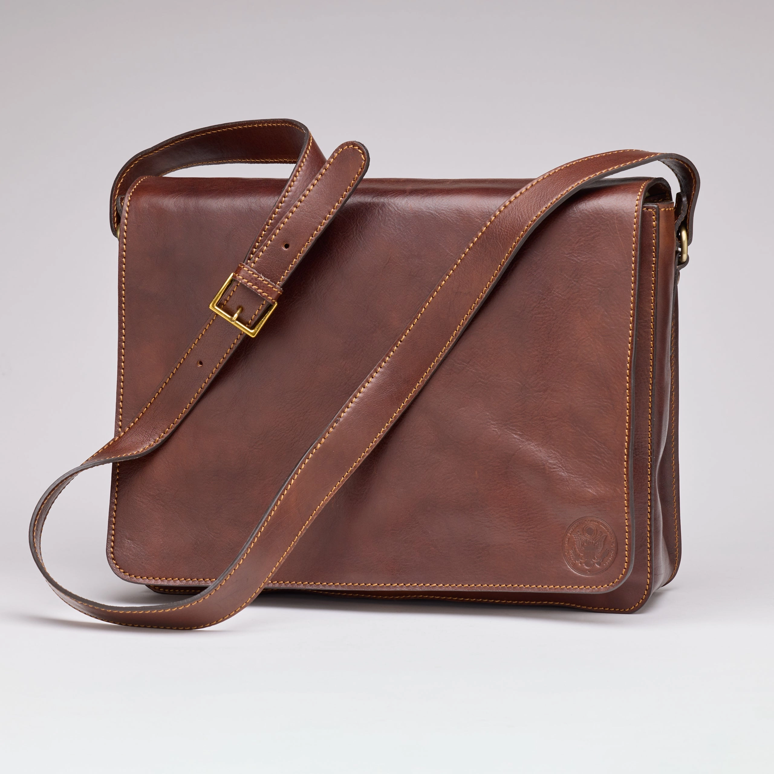 Supreme Court Italian Leather Shoulder Bag