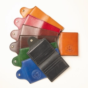Supreme Court Italian Leather Snap Wallet