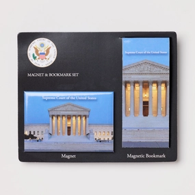 Supreme Court Magnet and Magnetic Bookmark Set